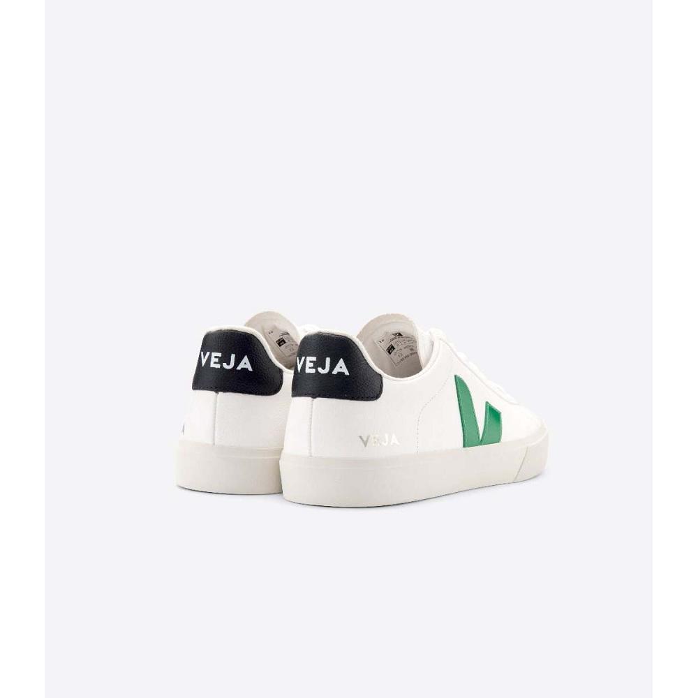 Veja CAMPO CHROMEFREE Low Tops Sneakers Panske Biele | SK 292UZG